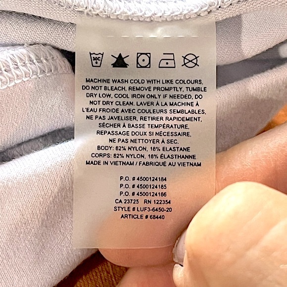 ARITZIA • TNA • Atmosphere Leggings *26” • Size Small • Very Light Purple-Blue - Picture 12 of 16